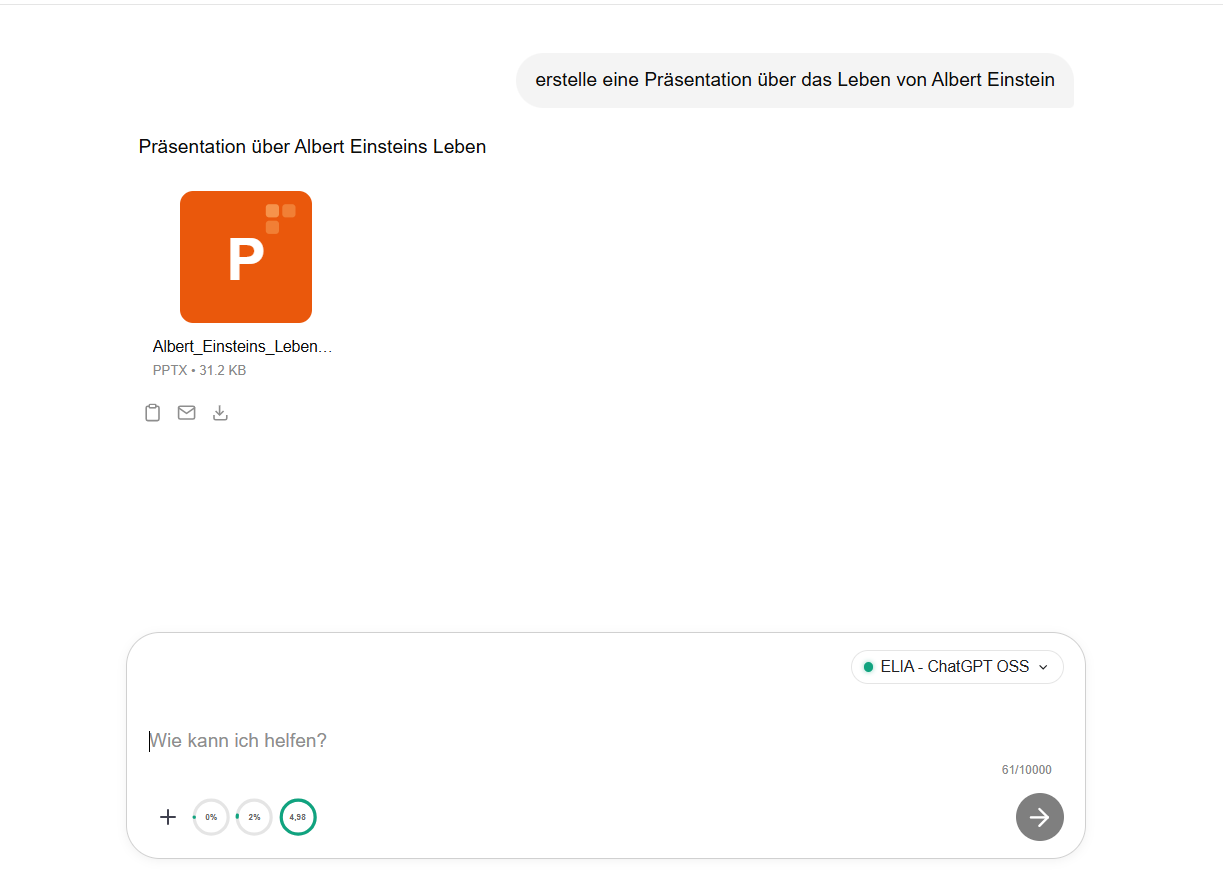 PowerPoint-Präsentationen generieren